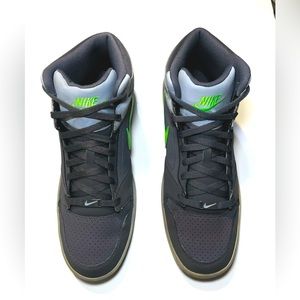 Nike prestige IV  High TOP grey lime green 584614030 Size 11.5